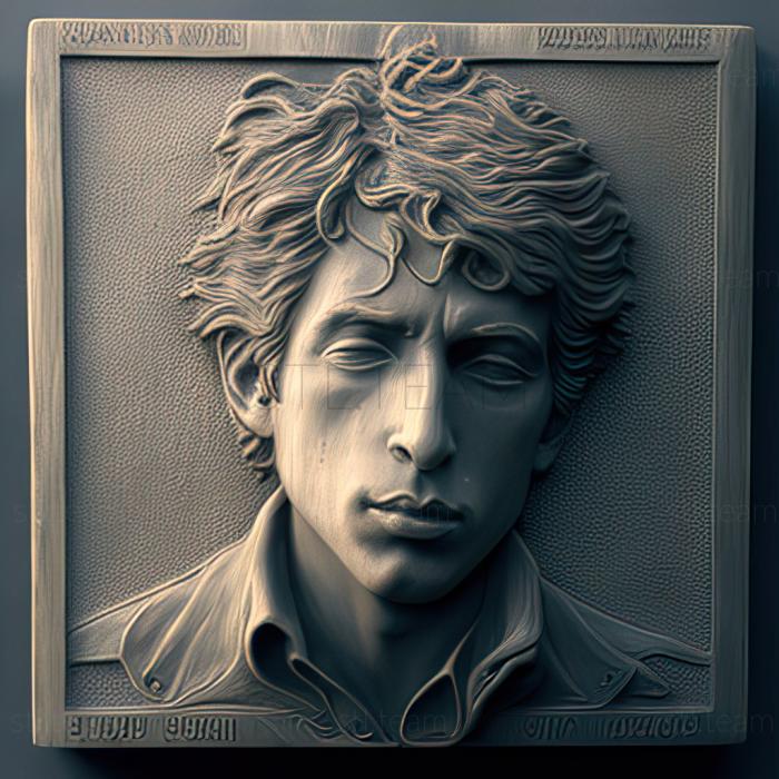 3D модель Боб Ділан, американський художник (STL)